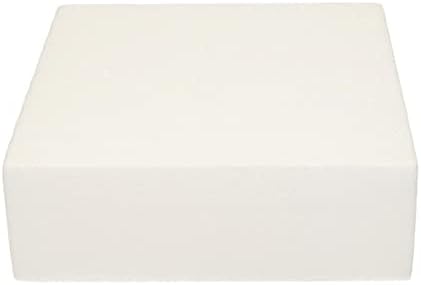 FunCakes Cake Dummy Square: Cake Decorating, Reusable Dummy, Make The Perfect Square Dummy, 20x20x7 cm