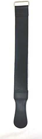 Leather Strop 2" x 18" – Genuine Cowhide Razor Strop for Straight Razor, Knives, Chisels – Double-Sided Barber Strop for Sharpening & Honing – Premium Quality, Black