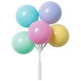 CakeSupplyShop Pastel Balloon Cluster Cake and Cupcake Picks (3 Count)