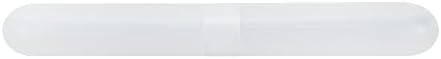 Xiaoyztan 10 Pcs Portable Travel Toothbrush Case Matte Translucent Toothbrush Storage Box Toothbrush Bucket Toothbrush Container (White)