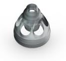 Unitron Open Domes ... Size = Medium ... Smokey Color