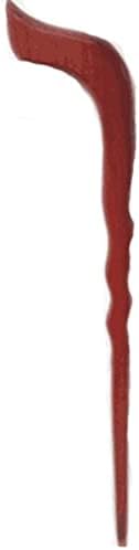 Mahogany Chicken Wing Wooden Crutch Elderly Cane Ideal for Men or Women with Active Outdoor Lifesty