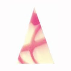 Dobla Belgian White Chocolate Decor, Triangle Diablo Spring, 290 Count - Gourmet Dessert Decorations