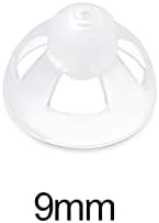 Hearing Aid Ear Piece Open Domes Transparent Soft Silicone Comfortable Ear Tips Invisible 15PCS 9mm