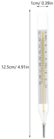 2Pc Glass Oral Temperature Adult: Free Clinic Armpit Fast Reading Fever Indicator
