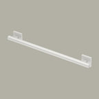 Gatco 944W Elevate 24" L Grab Bar, Matte White/ADA Compliant Stainless Steel Safety Grab Bar for Bathroom