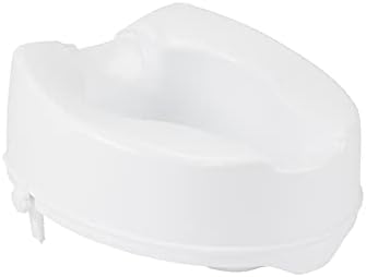 Drive Medical 12066 Premium Raised Toilet Seat, Standard Seat, White