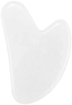 Heart-Shaped Massage Tool,Facial & Body Scraping Board for Muscle Toning, Salon or Home Spa Use - Beauty Device, Massager for Body, Soothing Aesthetic(Rose Crystal gua sha Board)