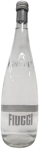 Fiuggi Still Natural Spring Water - Refreshing Taste & Hydration (6 x 1L Glass Bottles) | From Italy