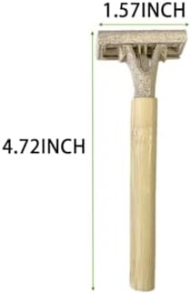 "Bamboo Reusable XOMO Razor Set for Men & Women – Includes 5 Razors