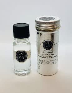 Organic Nutmeg Essential Oil (Myristica fragrans) (500ml) by NHR Organic Oils