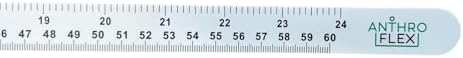 (Pack of 25) AnthroFlex Infant Head Circumference Tape Measure for Pediatrics, Baby, Babies - Plastic, Reusable, Non-Stretchable with End Insert - for OFC Occipital Frontal Circumference Measurement