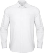JEKAOYI Button Down Linen Shirts for Men Casual Long Sleeve Regular Fit Cotton Beach Shirts with Pocket