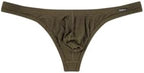 Mens Thong Underwear Ribber G-String Low Rise Briefs T-Back Pouch Stretch and All-day Comfort Lingerie for Men