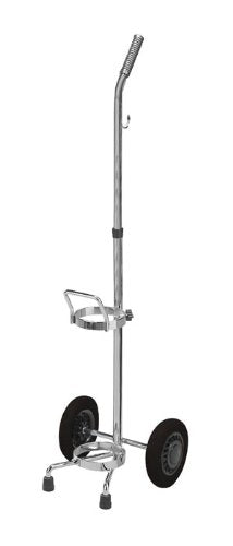 Drive DeVilbiss Healthcare 13002SV-6 Oxygen Cart, 38.5"- 43.25" Height, Pack of 6