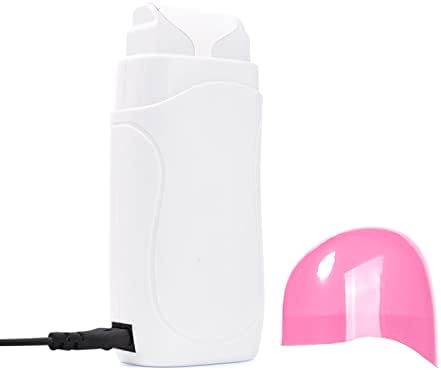 Portable Wax Warmer for Hair Removal, Electric Roll On Wax Heater Home Depilatory Waxing Kit for Women and Men, by IeBilif (Pink)