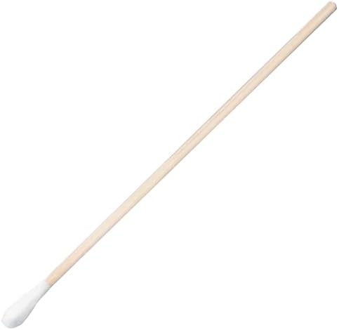 ForPro Premium Cotton-Tipped Wood Applicators, 200-Count Sterile Cotton Swabs with 6" Wood Handle for Medical, Personal Care, Travel, Individually Wrapped in Pairs
