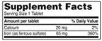 Ferrous Sulfate 325mg Iron Supplement (2-Pack) | Iron Pills | | 100 Iron Tablets per Bottle, 2-Pack