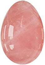 Undrilled Yoni Eggs 45X30mm Natural Rose Quartz Massage Egg Obsidian Crystal Jade Eggs Kegel Exercise Massage Ball,Rose Quartz Eggs