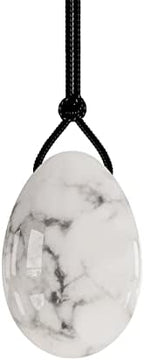 45X30mm Drilled Yoni Egg 16 Natural Materials Jade Eggs Massage Ball for Female Kegel Exercise,Magnesite Eggs