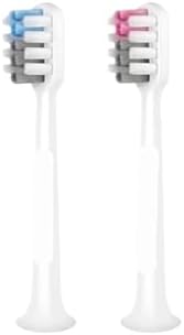 Replacement Brush Heads for C1 Toothbrush Sensitive/Cleaning Bristle Nozzles(Sensitive 2 pcs)
