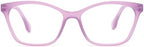 OPULIZE KAT Reading Glasses for Women Men, Cat-Eye Frame with Spring Hinges, Matt Purple +2.50 (Pack of 1)