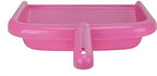 SPARTA Handheld Dustpan with Handle, Cleaning Essentials for Home and Commercial Use, 10", Bright Pink