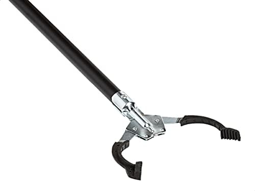 Amazon Basics Reacher Grabber Tool for Hard-to-Reach Areas, Sturdy Metal Trash Picker, Indoor & Outdoor Lightweight Pickup Tool, 38", 2-Pack