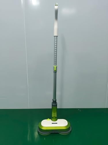 VMAI Cordless Electric Mop with Water Spray & Detachable Battery, Rechargeable Floor Spin Mop & Scrubber with LED Headlights, Washable Pads, Lightweight for Hardwood Tile Marble Floor Cleaning