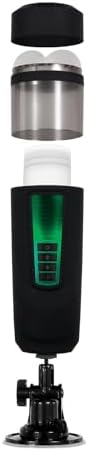 Evolved Novelties - Gender X - Message in A Bottle - 7 Spinning & Thrusting Speeds & Functions - Rechargeable Stroker - Black/Clear
