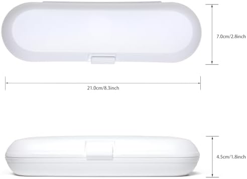 Nincha Electric Toothbrush Travel Case for Oral B & Philips Sonicare,White