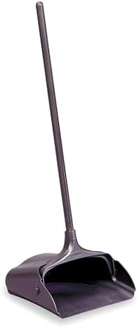 Rubbermaid Commercial Products Executive Series Lobby Pro Upright Dust Pan, Long-Handle, Black, for Professional/Janitorial Cleaners and Debris Collection from Indoor Floors/Hardwoods