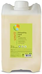 Sonett Organic Dishwashing Liquid Lemon 100% Biodegradable - 2.6 gal/ 10L (Pack of 1)