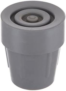 Coopers Heavy Duty Latex-Free Rubber Cane Crutch Tips Ferrules 1" (25mm) - Pack of 2