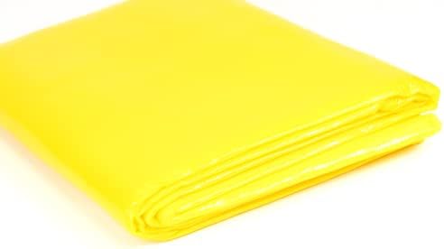 Primacare CSCB-6821 Disposable Transport Emergency Blanket, Lightweight and Warerproof, Blanket for Outdoors, Camping, First Aid, Hiking, Survival, 60” x 90”, Yellow (Pack of 18)