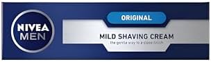 NIVEA Men Protect & Care Shaving Cream 100 ml – Moisturizing Men’s Shave Cream with Aloe Vera and Pro‑Vitamin B5 for Smooth Razor Glide, Comfortable Close Shave, Reduces Irritation