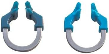 Dental Sectional Matrix System, Dental Sectional Contoured Matrices Refill Matrix Bands, Sectional Contoured Metal Matrices, Nickel Titanium Clamp Ring Resin Holder Clip Ring-Blue