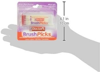The Doctor's BrushPicks Interdental Toothpicks | 120-Picks per pack | (6-Pack)