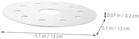 2pcs Stainless Steel Heat Conduction Plate Heat Diffuser Stainless Steel Plate Adapter Induction Cookware Kitchen Accessory Household Heat Conduction Plate Dedicated