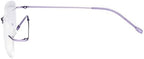 CessBlu Rimless Reading Glasses Design Readers for Women Men