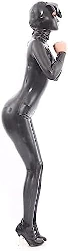 Latex Gummi Uniform 100% Rubber Black Sexy Party,Customize,Small