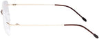 CessBlu Rimless Reading Glasses Design Readers for Women Men