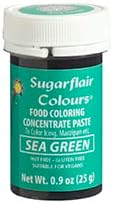 Sugarflair Food Coloring Concentrate Paste, 25 Grams Sea Green