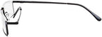 CessBlu Reading Glasses 3 Pairs Half-Rim Spring Hinge Reader Eyeglasses for Men Women Reading