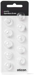 Oticon Minifit Open 8mm Dome Piece (10 Pack)
