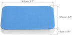 PATIKIL Table Tennis Rubber Care Sponge, 4 Pack Ping Pong Paddle Cleaning Sponge Racket Pat Cleaner, Blue White