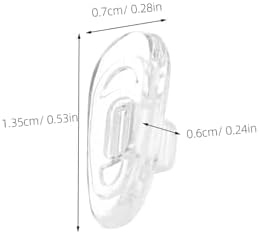 Didiseaon Cushioned Eyeglass Nose Pads 4 Pack Replacement for Glasses Frame Anti-Slip Design