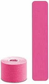 Mueller Kinesiology Tape Pre Cut Strips Pink Roll