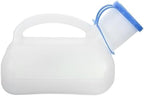 Urinals for Women & Men, Portable Urinal for Men 1000ml, Plastic Pee Bottle Glow in The Dark Spill Proof Pop Cap Lid, for Elderly Kids and Patients for Camping Outdoor Travel