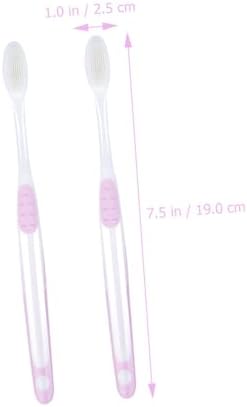 Mobestech Maternal Women Toothbrush 2pcs Set Soft Bristles Toothbrush for Pregnant Women Sensitive Gums Oral Care Tool for Pregnancy and Postpartum Use Random Style